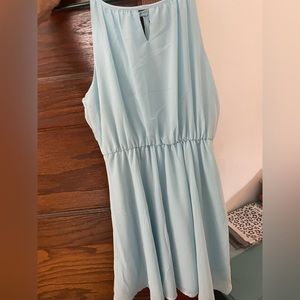 Francesca’s baby blue formal dress from worn twice.